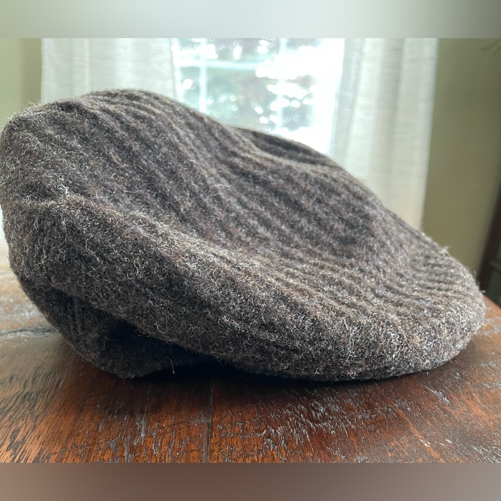 Brown Wool Italian Cap Hat Country Gentleman Size Medium